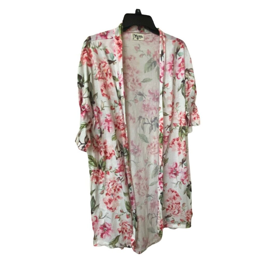 Show Me Your Mumu Brie Rose‎ Robe One Size Beach Cover Up Bridal Pajama Robe